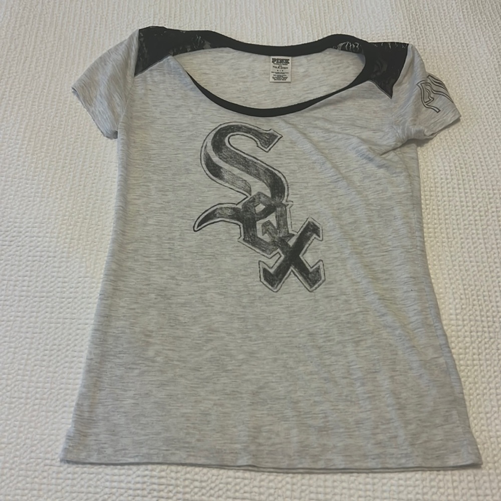 PINK White Sox Shirt